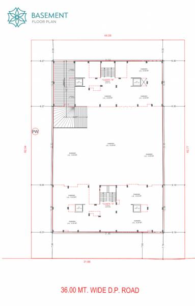 Block A & B Basement Floor Cluster Plan prayosha-shine Block A & B Basement Floor Cluster Plan