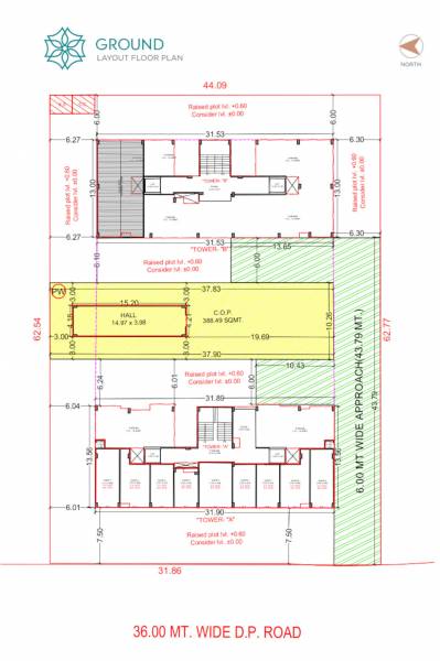 Block A & B Ground Floor Cluster Plan prayosha-shine Block A & B Ground Floor Cluster Plan