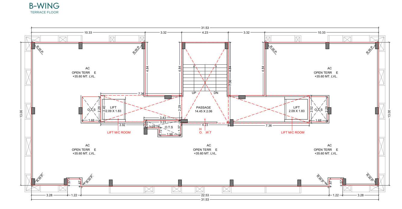  prayosha shine Block B Terrace Floor Cluster Plan