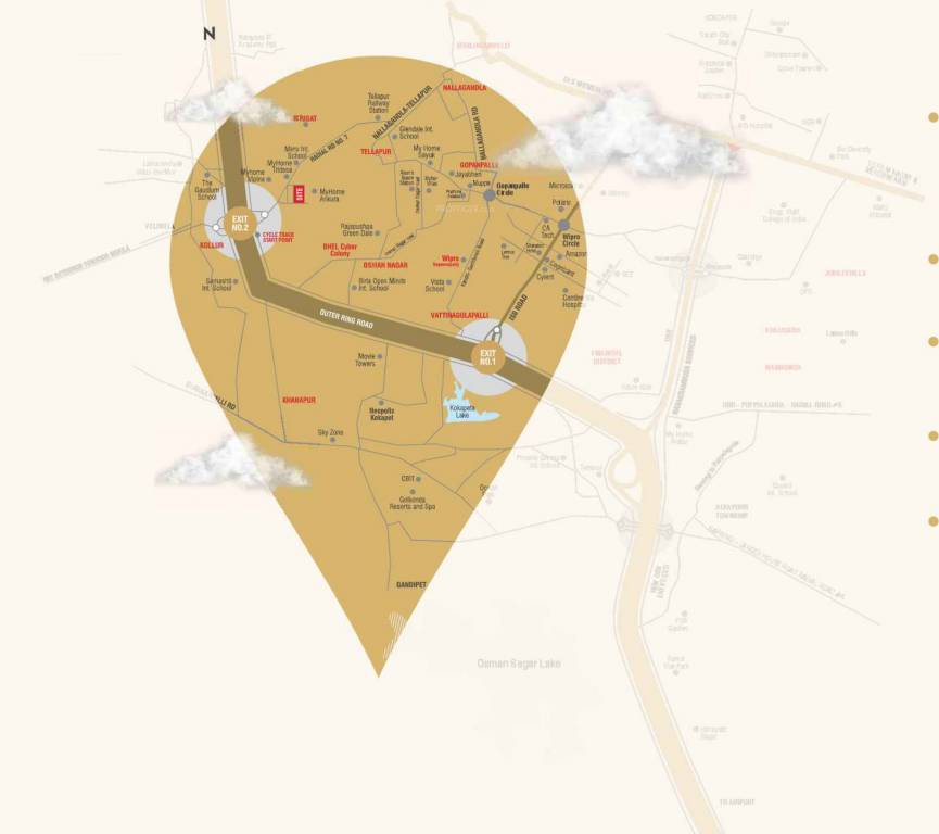  vihaan shikhara Location Plan