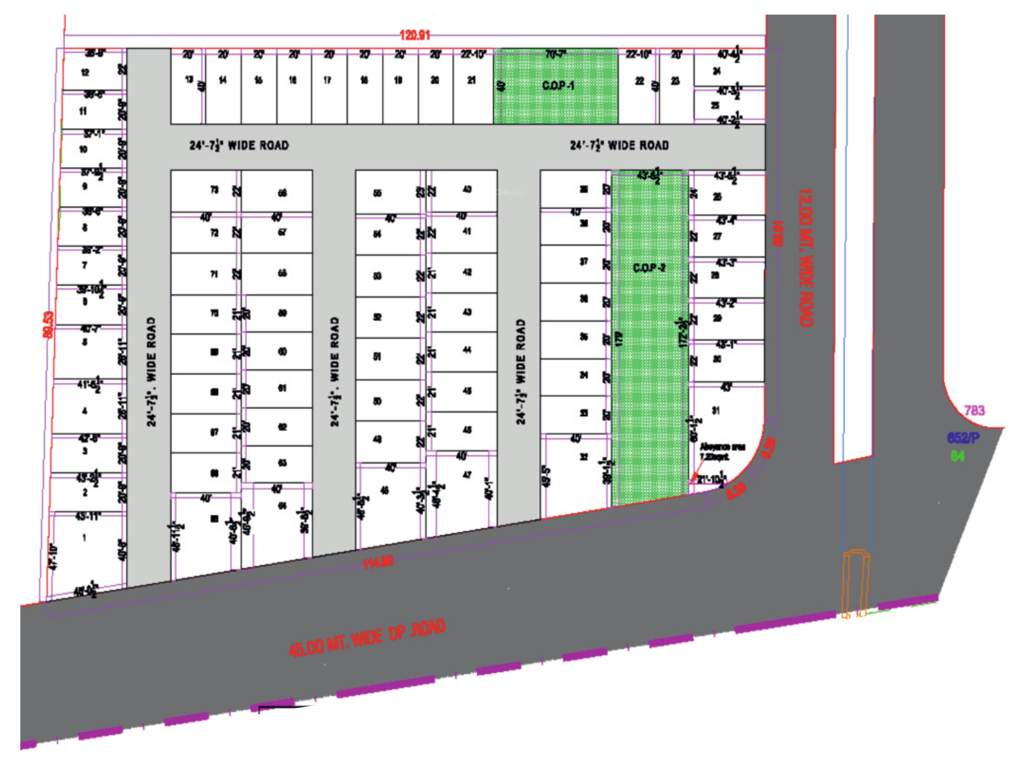  ambica bunglows Layout Plan