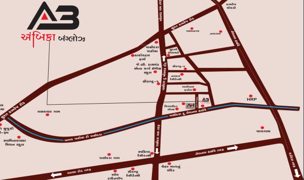  ambica-bunglows Location Plan