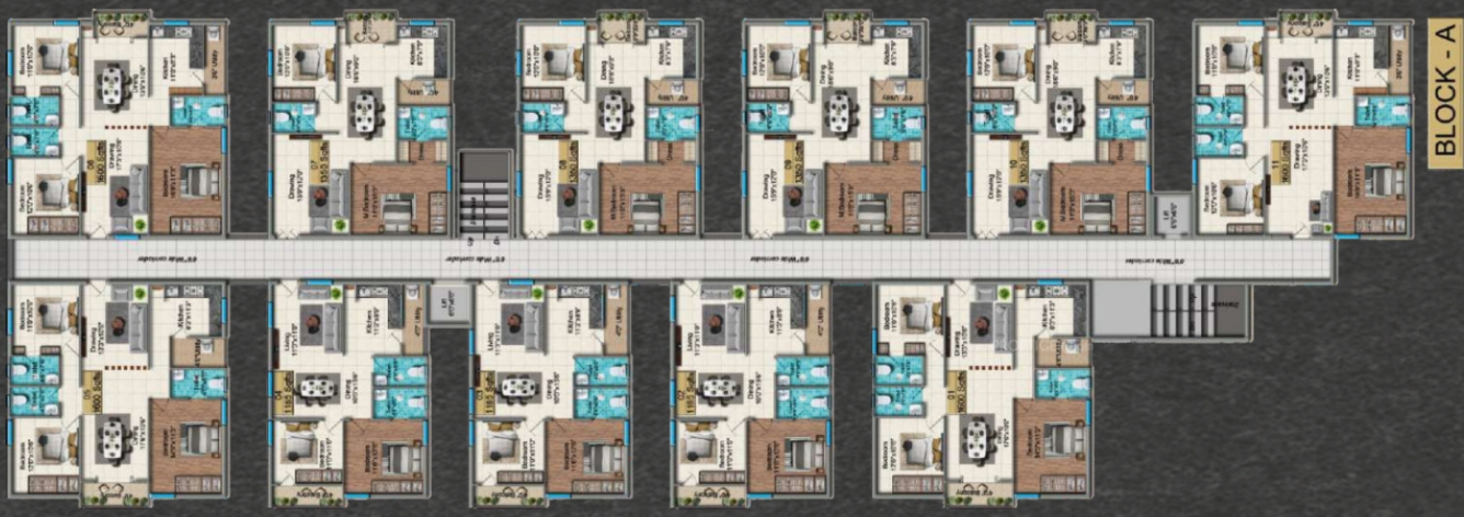  one Bliss One Typical Cluster Plan
