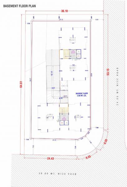A, B Basement Cluster Plan seven-luxuria A, B Basement Cluster Plan