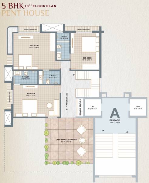  the-iconic A Cluster Plan For 13th Floor