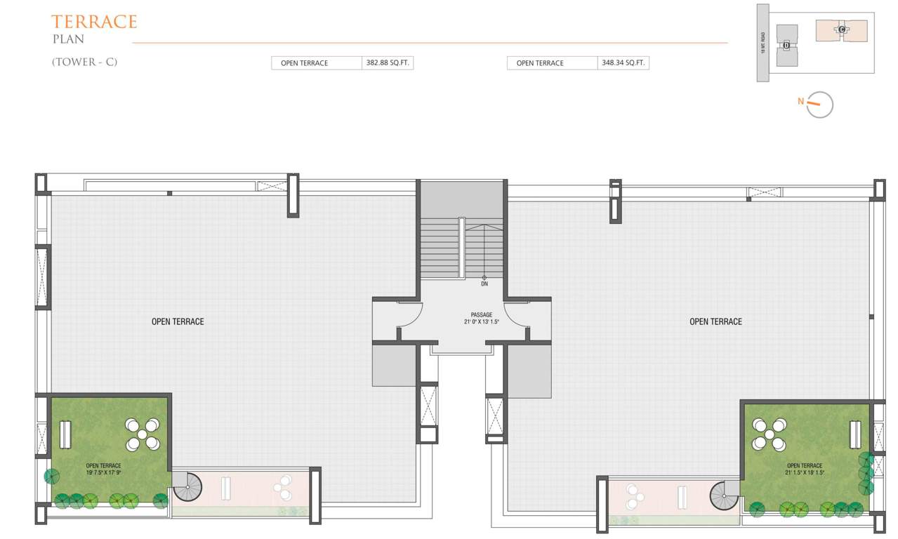 shivanta vivanta Vivanta C Terrace Cluster Plan