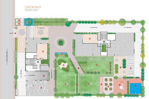 Vivanta C To D Cluster Plan For Ground Floor shivanta-vivanta Vivanta C To D Cluster Plan For Ground Floor
