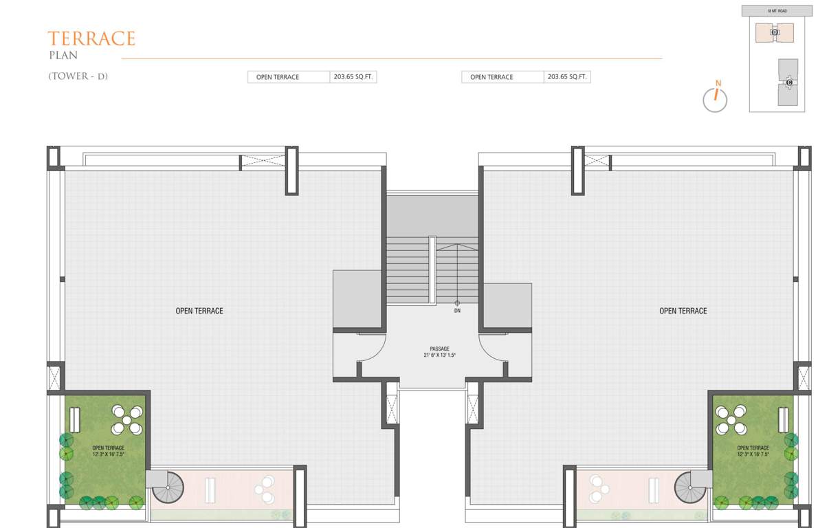 shivanta vivanta Vivanta D Terrace Cluster Plan