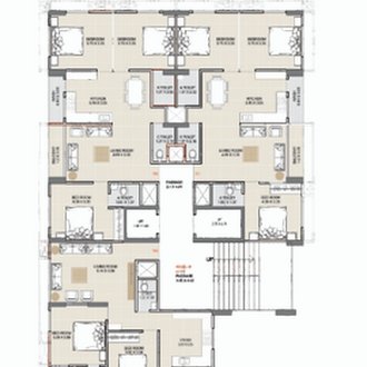  luxuria Block A Cluster Plan