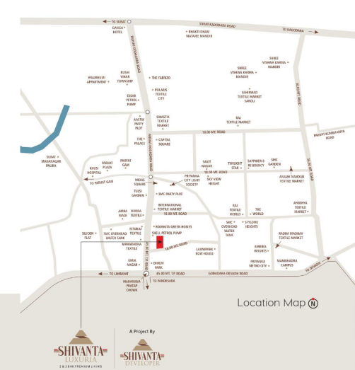  luxuria Location Plan