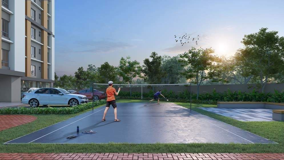  shree heights Badminton Court