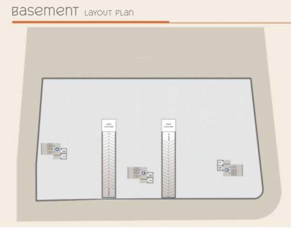  heights Tower A To E Basement Cluster Plan