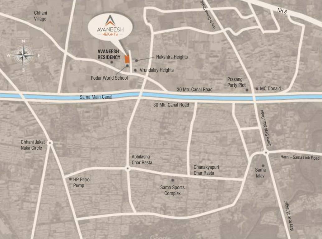  heights Location Plan