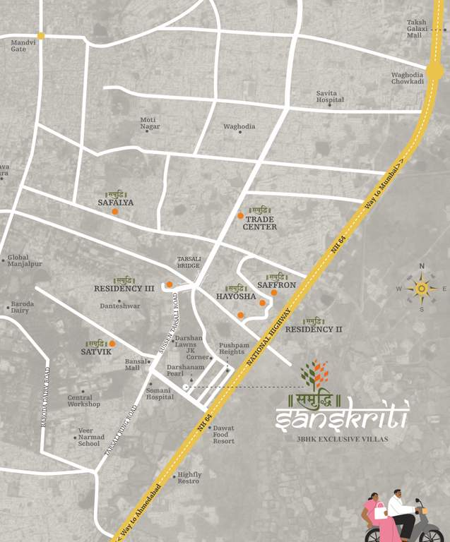  sanskriti Location Plan