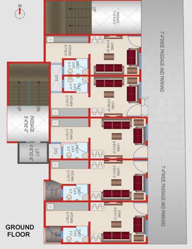 Gajanan Residency II Cluster Plan for ground Floor gajanan-residency-ii Gajanan Residency II Cluster Plan for ground Floor