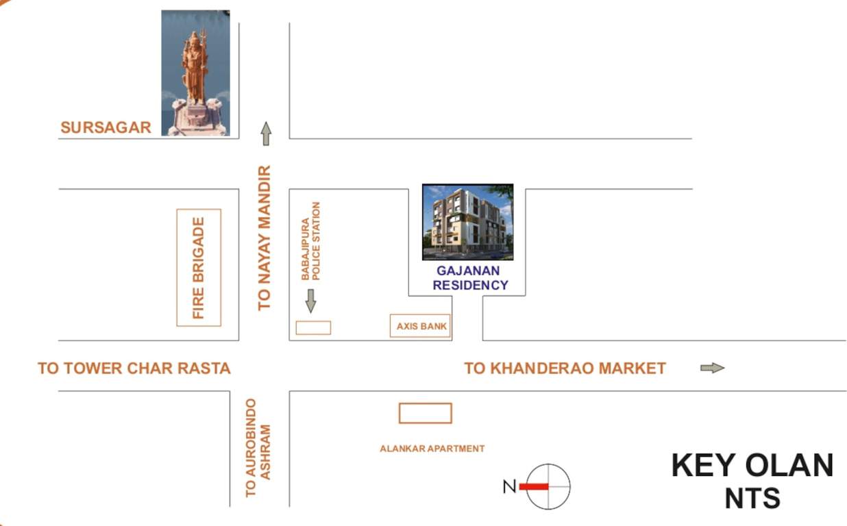  gajanan residency ii Location Plan