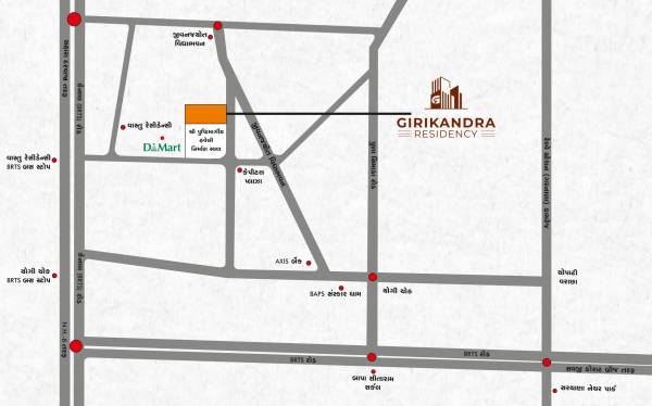Location Plan girikandra-residency Location Plan