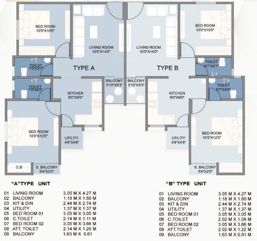  nexa-avenue Shree Nexa Avenue Typical Cluster Plan
