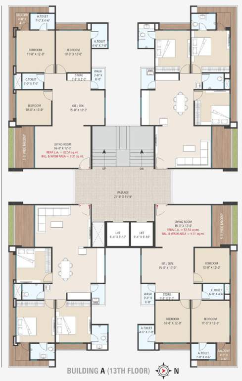  parisar A Cluster Plan For 13th Floor