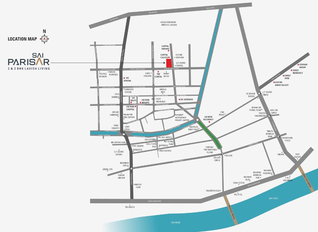  parisar Location Plan