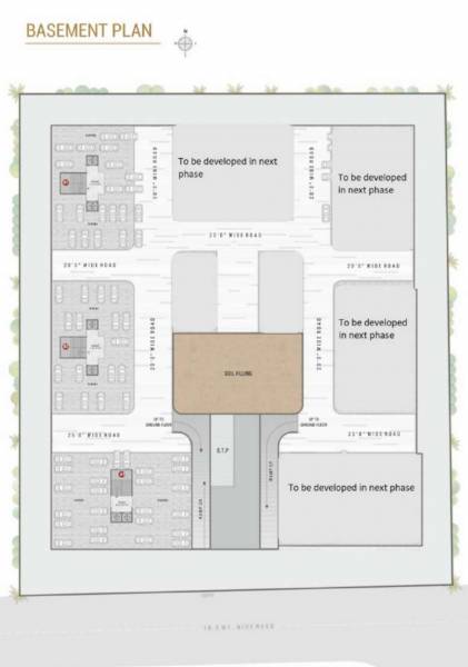  madhav-hills A1, B1, B2 Basement Cluster Plan