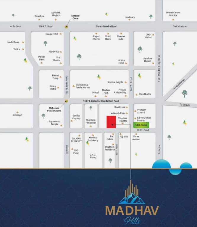  madhav hills Location Plan