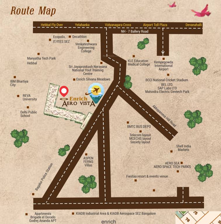  aero vista Location Plan