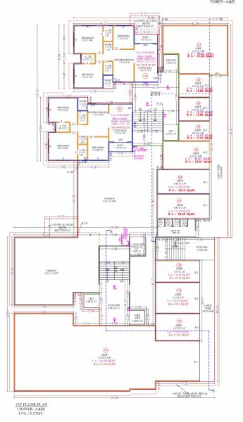  crest Building A Cluster Plan For 1st Floor