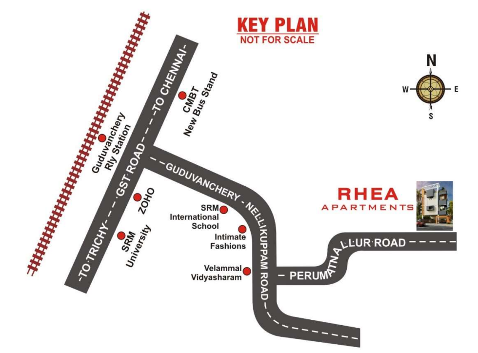  rhea apartment Location Plan