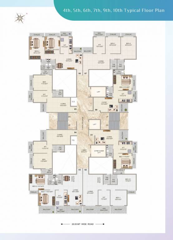  shree krishna residency Shree Krishna Residency Cluster Plan