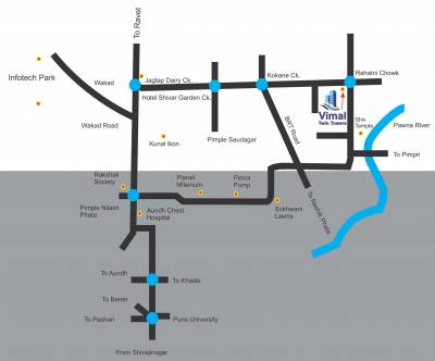  vimal-twin-tower-a-wing Location Plan