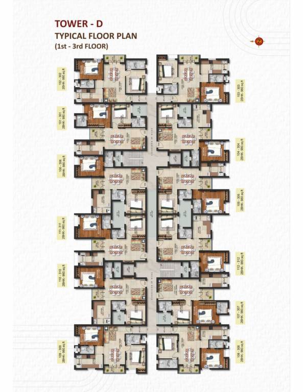  kalpavriksha Tower D Cluster Plan