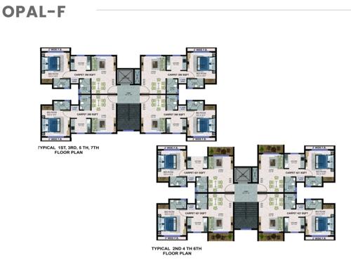  the-green-sapphirre The Green Sapphirre Wing 1 Cluster Plan