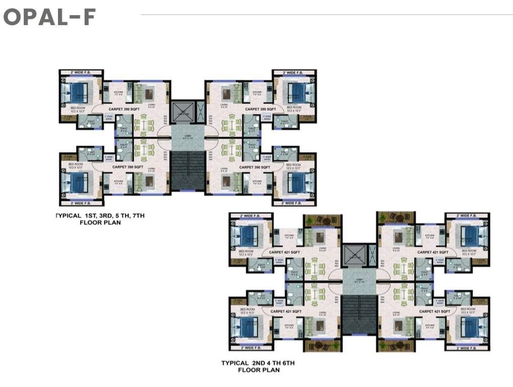  the green sapphirre The Green Sapphirre Wing 1 Cluster Plan
