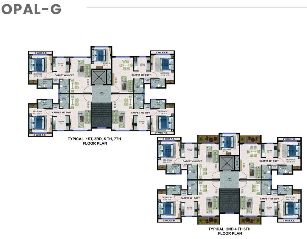  the green sapphirre The Green Sapphirre Wing 1 Cluster Plan