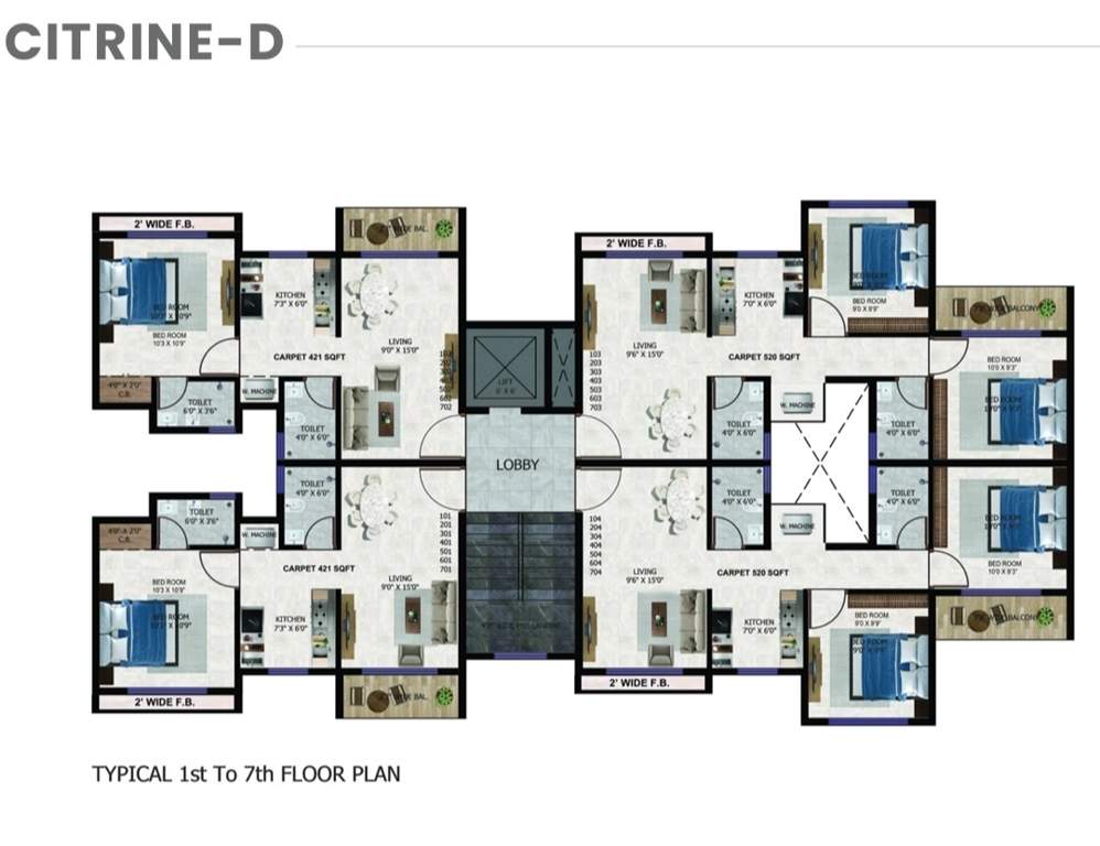  the green sapphirre The Green Sapphirre Wing 1 Cluster Plan