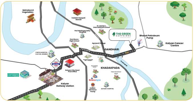  the green sapphirre Location Plan