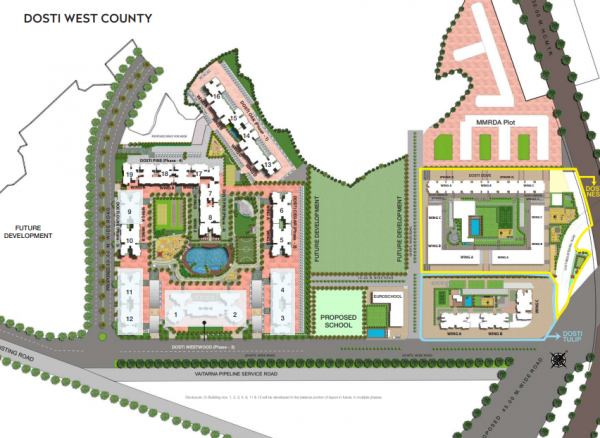 Layout Plan dosti-olive-dosti-west-county Layout Plan