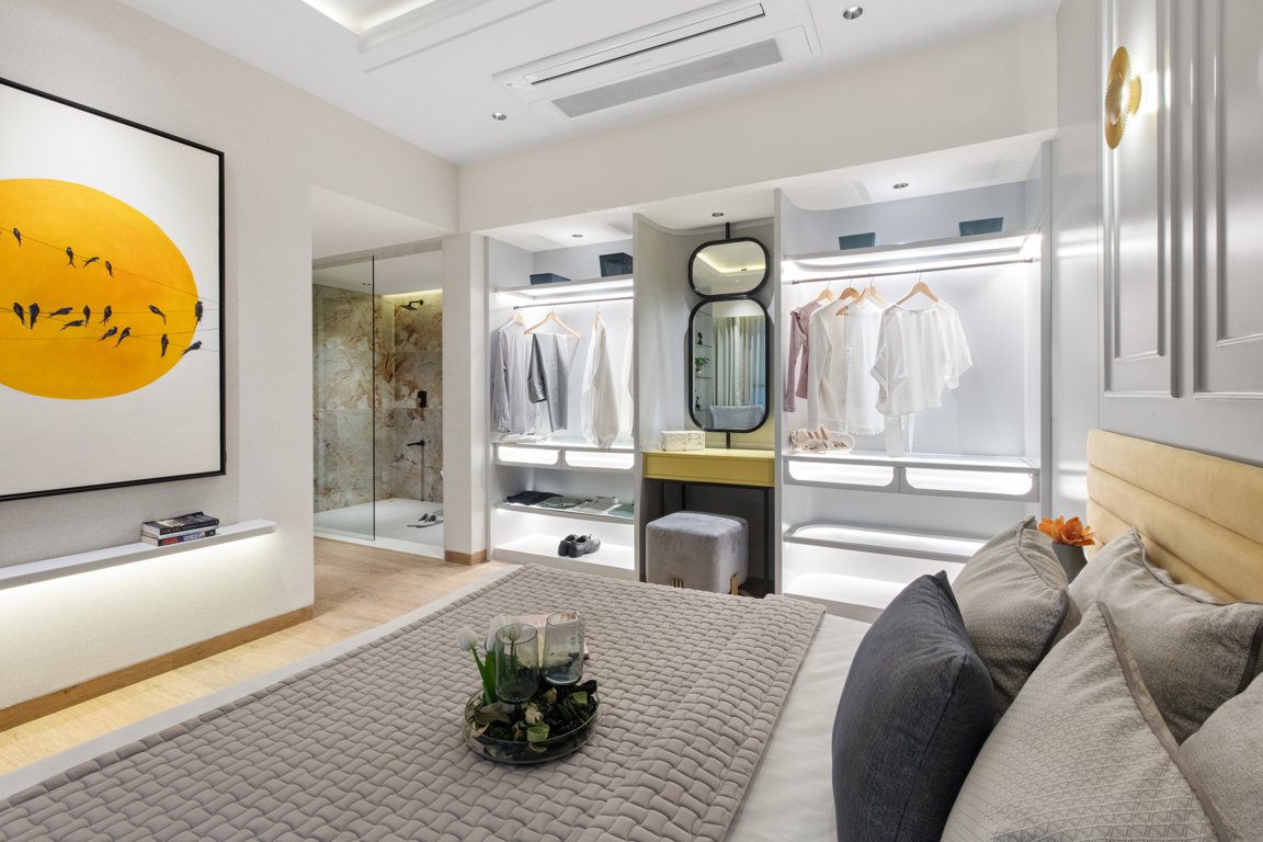 west county phase 5 dosti olive wing b Bedroom