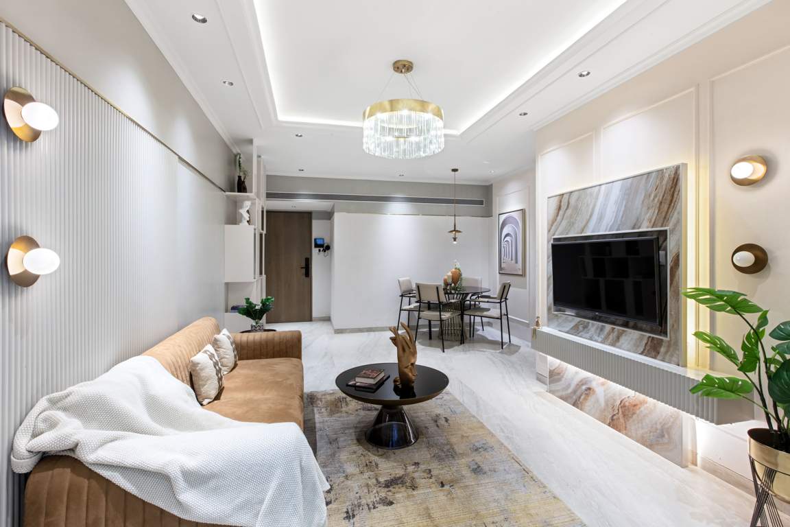 west county phase 5 dosti olive wing b Living Area