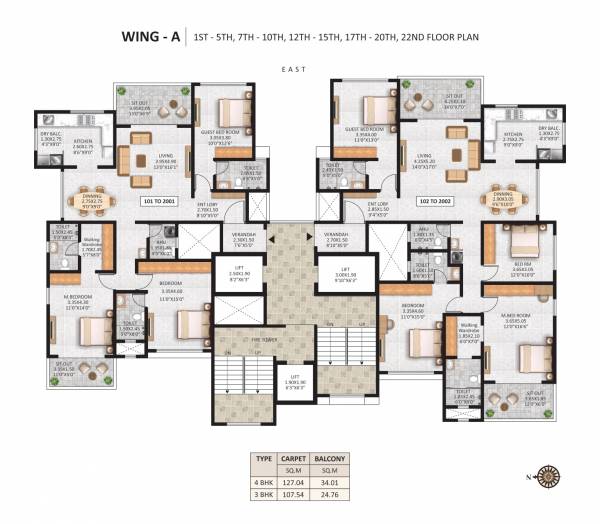  seven Wing A Cluster Plan