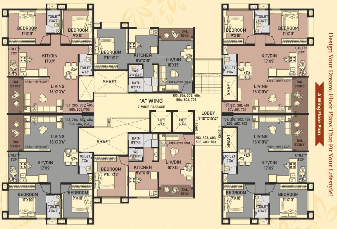  amrapali Wing A Cluster Plan