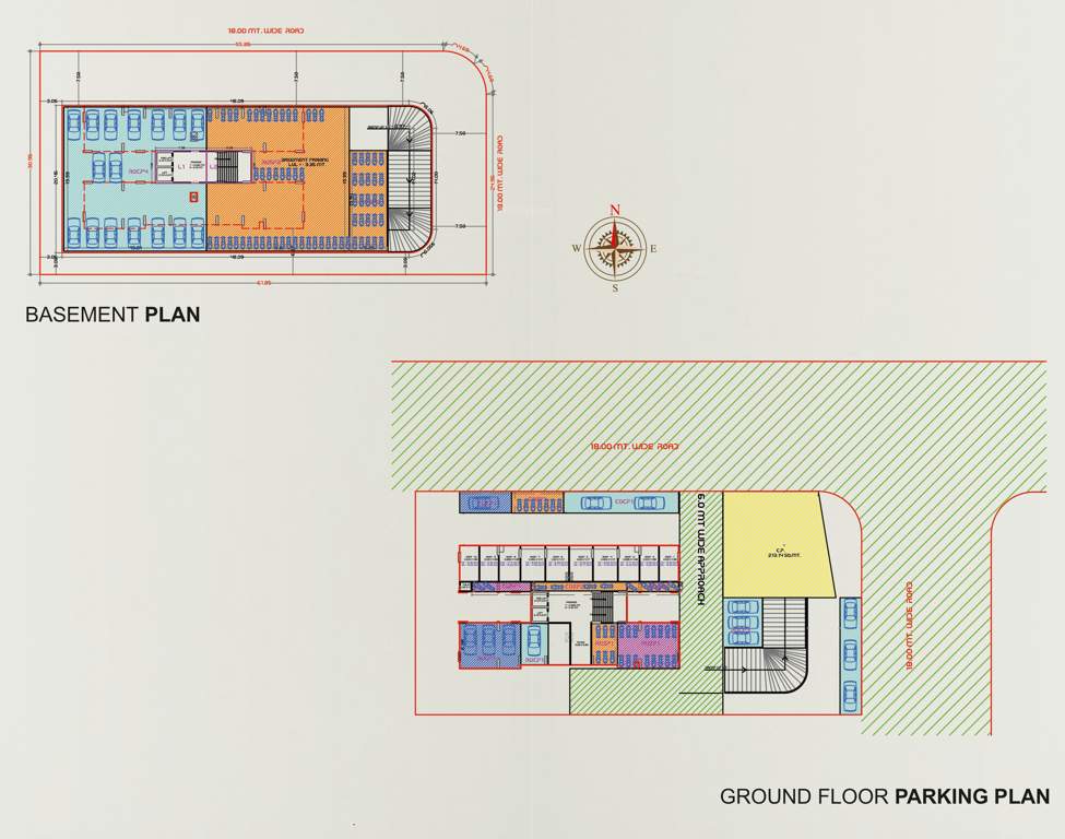  shivalik candle Shivalik Candle Cluster Plan for Basement And ground Floor