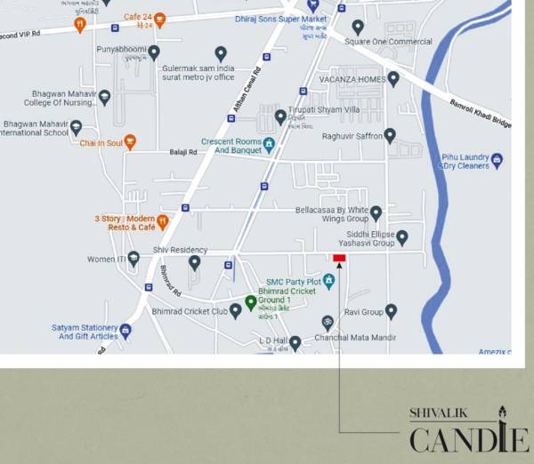  shivalik-candle Location Plan