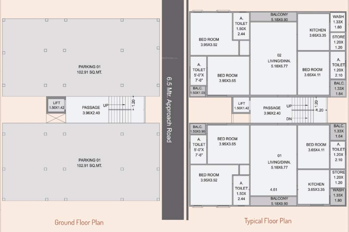  sai aastha residency tower b Sai Aastha Residency Tower B Cluster Plan from ground to 5th Floor