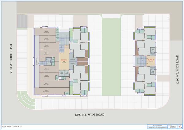  atlantis-north A + B Cluster Plan for 1st Floor
