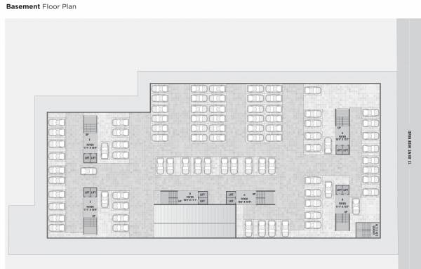  zade Block A + F Basement Cluster Plan