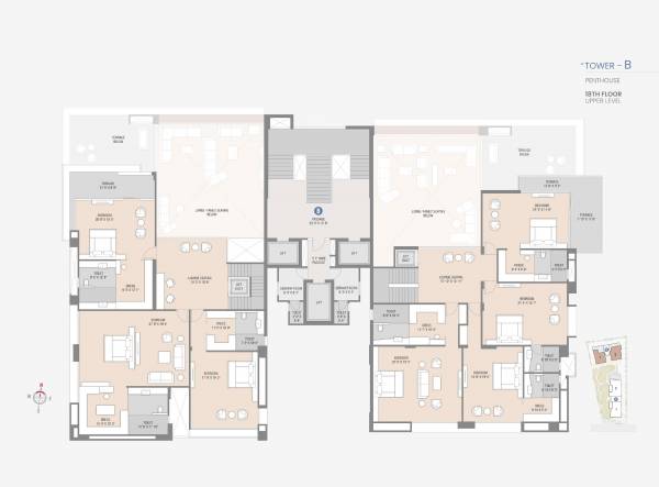  skyteria Block B Cluster Plan for 18th Floor