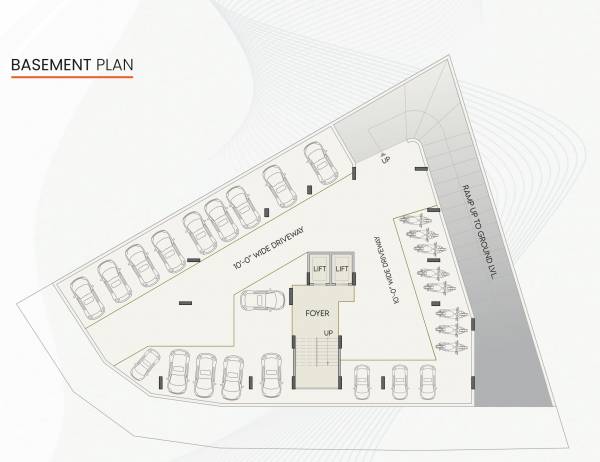  radhe-daxesh Radhe Daxesh Basement Cluster Plan