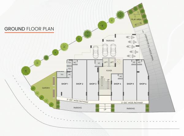  radhe-daxesh Radhe Daxesh Cluster Plan For Ground Floor